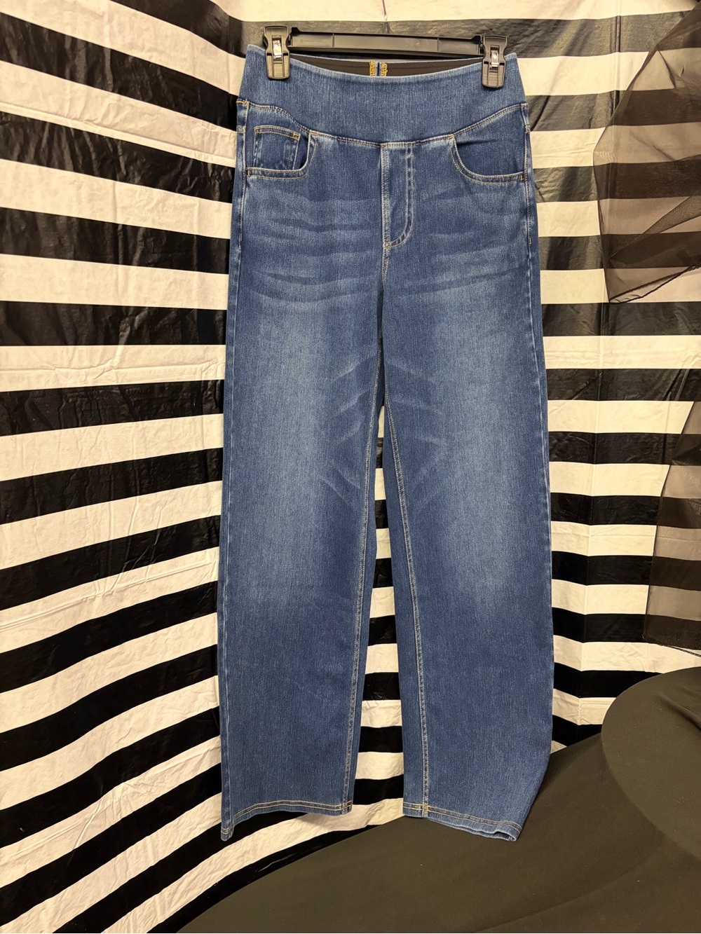 Halara Flex™ High Waisted Pockets Baggy Wide Leg Washed Casual Jean